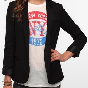 Urban Outfitters Silence Noise ex-boyfriend blazer jacket in black
